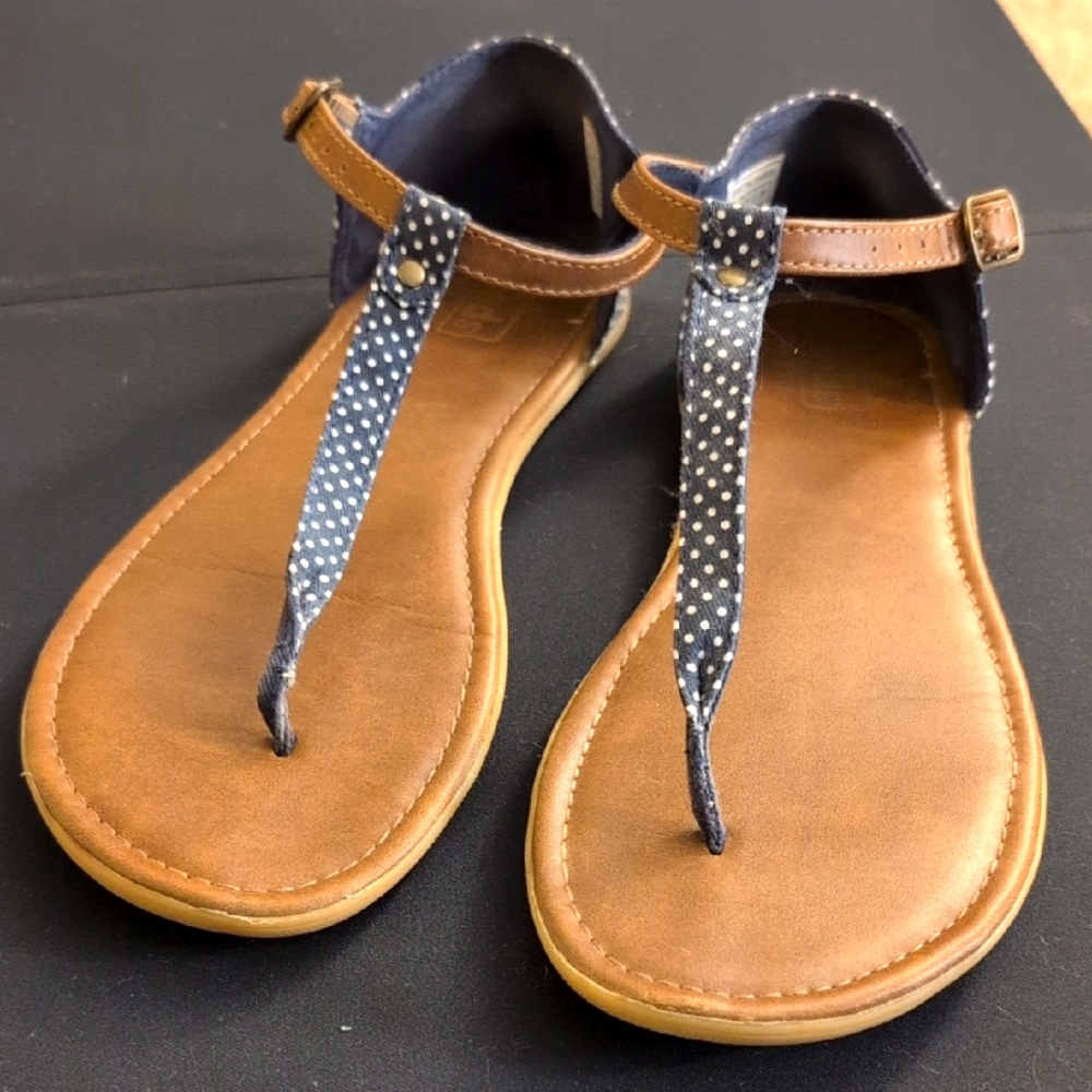 Keds Blue Polka Dot Sandals